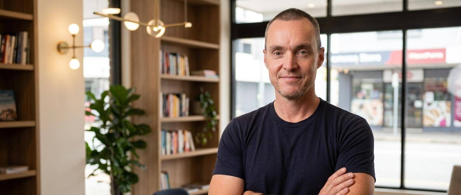 Nathan Hartnett - Allhart, arms folded